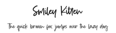 Smiley Kitten by Balpirick Studio — Script Handwritten Font — thumbnail 1