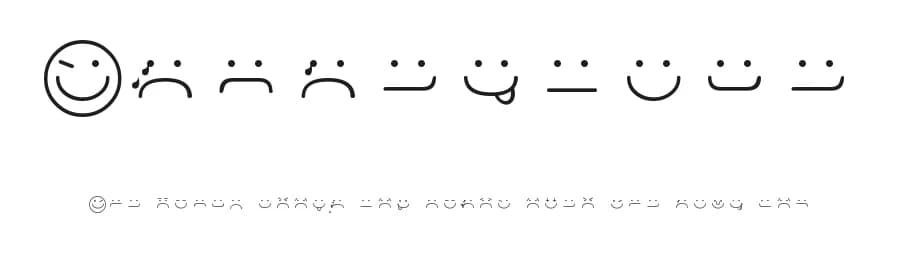 Smileyface by Jonathan Macagba — Dingbats Font