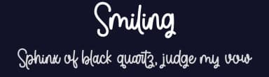 Smiling by Fillo Graphic — Script Handwritten Font — thumbnail 2