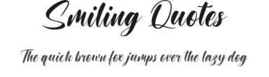 Smiling Quotes by Octotype  | Thomas Boucherie — Script Handwritten Font — thumbnail 1