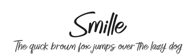 Smille by HIRO std — Script Handwritten Font