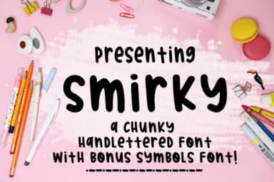 Smirky Font by affinitygrove — Script Handwritten Font — thumbnail 1