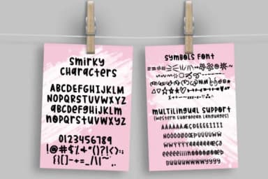 Smirky Font by affinitygrove — Script Handwritten Font — thumbnail 4