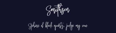 Smithson by Letternun — Script Handwritten Font — thumbnail 2