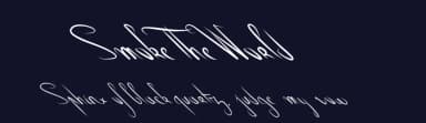 Smoke The World by Qkila — Script Handwritten Font — thumbnail 2