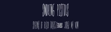 Smoking Pistols by Xerographer Fonts — Script Handwritten Font — thumbnail 2