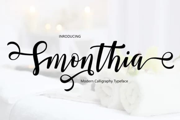 Smonthia Script Font by JhoelDesign — Script Handwritten Font — preview 1