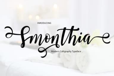 Smonthia Script Font by JhoelDesign — Script Handwritten Font — thumbnail 1