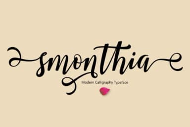 Smonthia Script Font by JhoelDesign — Script Handwritten Font — thumbnail 7
