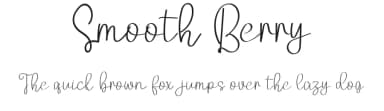 Smooth Berry by Inermedia Studio — Script Handwritten Font — thumbnail 1