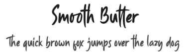 Smooth Butter by PutraCetol Studio — Script Handwritten Font — thumbnail 1