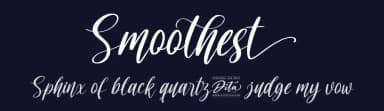 Smoothest by Ditatype — Script Handwritten Font — thumbnail 2