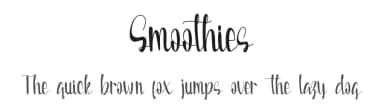 Smoothies by Fillo Graphic — Script Handwritten Font — thumbnail 1