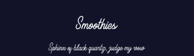 Smoothies by Variatype — Script Handwritten Font — thumbnail 2
