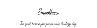 Smoothies by Variatype — Script Handwritten Font — thumbnail 1