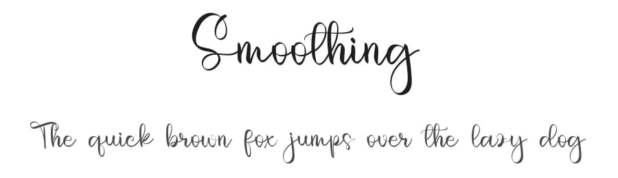 Smoothing by Inermedia Studio — Script Handwritten Font