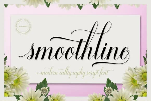 Smoothline Script Font by Stripes Studio — Script Handwritten Font