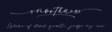 Smoothness by The Ocean Studio - Laire Banyu Sandi Pawenang — Script Handwritten Font — thumbnail 2