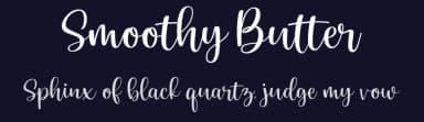 Smoothy Butter by Letterflow — Script Handwritten Font — thumbnail 2