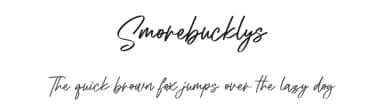 Smorebucklys by Maulana Creative — Script Handwritten Font — thumbnail 1