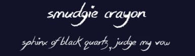 Smudgie Crayon by JSH creates — Script Handwritten Font — thumbnail 2