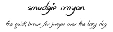 Smudgie Crayon by JSH creates — Script Handwritten Font — thumbnail 1