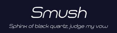 Smush by Studio Typo — Sans Serif Font — thumbnail 2