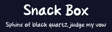 Snack Box by Khurasan — Script Handwritten Font — thumbnail 2