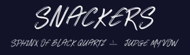 Snackers by JSH creates — Script Handwritten Font — thumbnail 2