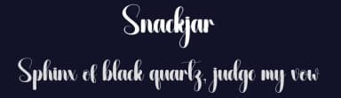 Snackjar by Scratchones — Script Handwritten Font — thumbnail 2