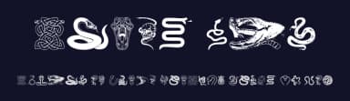 Snake Mix by Woodcutter — Dingbats Font — thumbnail 2