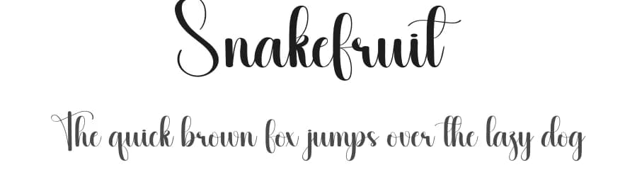 Snakefruit by Scratchones — Script Handwritten Font
