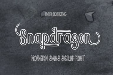 Snapdragon Font by JoeeCreative — Script Handwritten Font — thumbnail 1