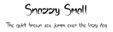 Snazzy Small by Inermedia Studio — Script Handwritten Font — thumbnail 1