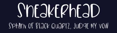 Sneakerhead by Des Gomez — Script Handwritten Font — thumbnail 2