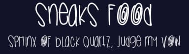 Sneaks food by Des Gomez — Script Handwritten Font — thumbnail 2