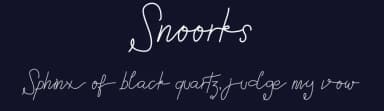 Snoorks by Edric Studio — Script Handwritten Font — thumbnail 2