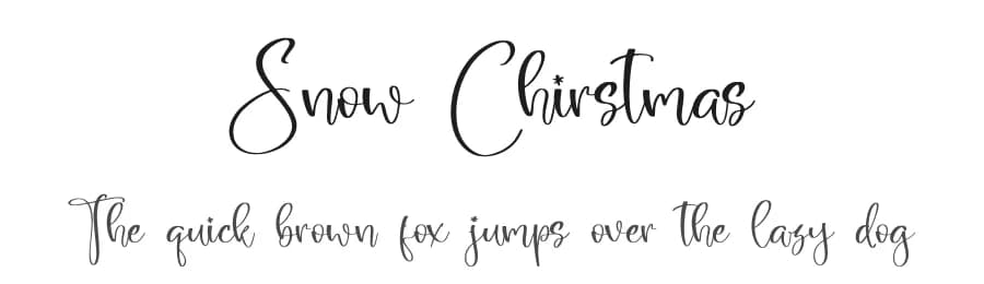 Snow Chirstmas by Letterena Studios — Script Handwritten Font