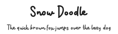Snow Doodle by Katario Studio — Script Handwritten Font — thumbnail 1