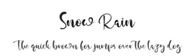Snow Rain by Staircase Studio — Script Handwritten Font — thumbnail 1