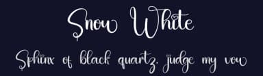 Snow White by FreshtypeINK — Script Handwritten Font — thumbnail 2