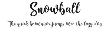 Snowball by Graphix Line Studio — Script Handwritten Font — thumbnail 1