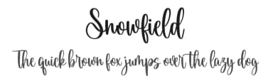 Snowfield by Mozatype — Script Handwritten Font — thumbnail 1