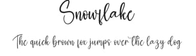 Snowflake by Scratchones — Script Handwritten Font — thumbnail 1
