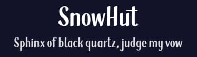 SnowHut by Shaped Fonts — Script Handwritten Font — thumbnail 2