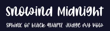 Snowind Midnight by Essentials Studio — Script Handwritten Font — thumbnail 2