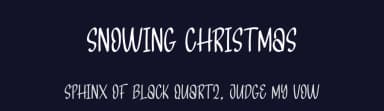 Snowing Christmas by Andi Moz — Script Handwritten Font — thumbnail 2