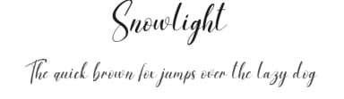 Snowlight by Scratchones — Script Handwritten Font — thumbnail 1