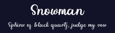 Snowman by Inermedia Studio — Script Handwritten Font — thumbnail 2