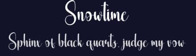 Snowtime by Scratchones — Script Handwritten Font — thumbnail 2